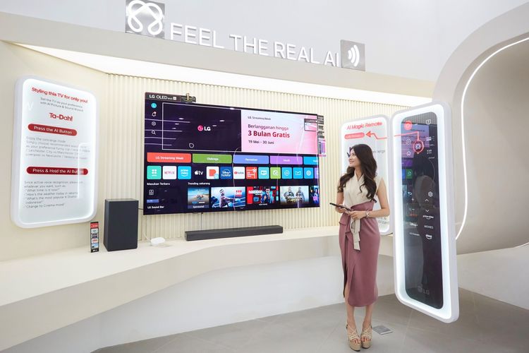 Jajaran TV OLED evo terbaru LG Electronics Indonesia dibekali dengan prosesor bertenaga AI.