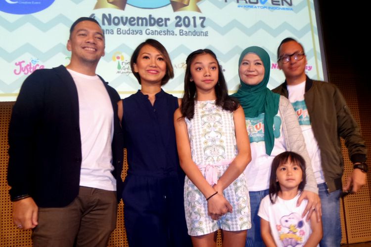 Suasana jumpa pers Konser Dongeng 2 di Galeri Indonesia Kaya, Grand Indonsia, Tanah Abang, Jakarta Pusat, Senin (11/9/2017).