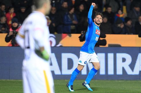 Napoli Vs Empoli, Mertens Jadi Pencetak Gol Terbanyak Ke-6 Partenopei