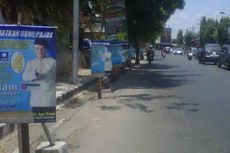 Aturan Zonasi, 500 Alat Peraga Kampanye di Kediri Ditertibkan