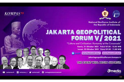 Lemhannas Ajak Masyarakat Pahami Peradaban Masa Depan lewat Gelaran Jakarta Geopolitical Forum V 2021