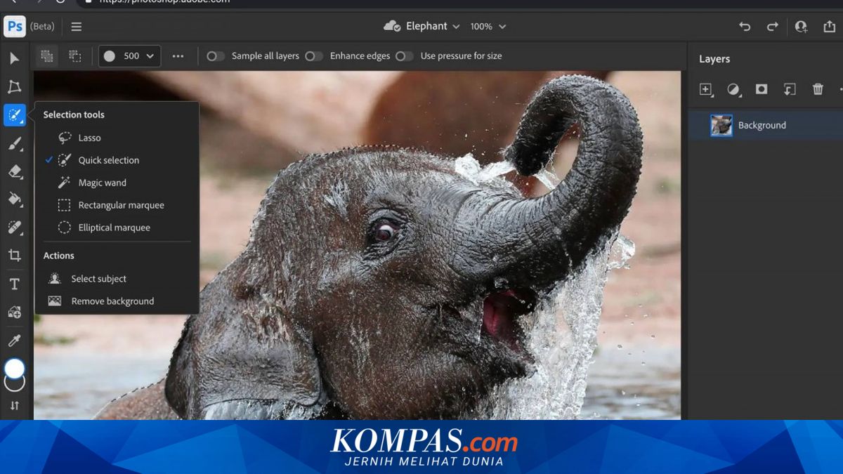 Adobe Uji Coba Photoshop dan Illustrator Berbasis Web