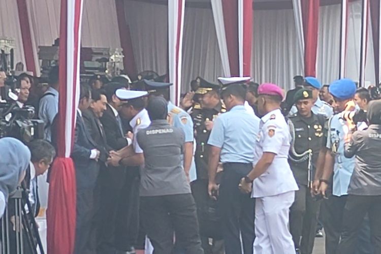 Panglima dan 3 Kepala Staf TNI Hadiri Penyerahan Memorandum Menhan RI