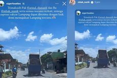Warga Perbaiki Jalan di Lampung Secara Swadaya, Bantah Klaim Wagub Pekerjaan Pemerintah