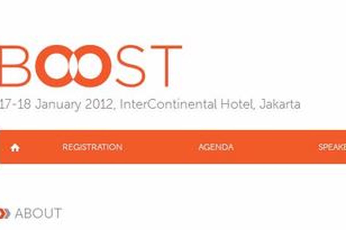 Screenshot situs Boost-Asia.com