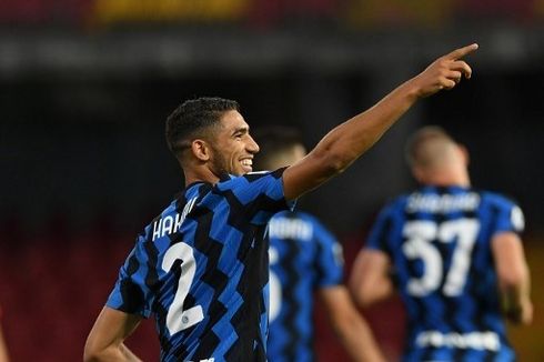Benevento Vs Inter Milan, Sinar Terang Achraf Hakimi bersama Nerazzurri