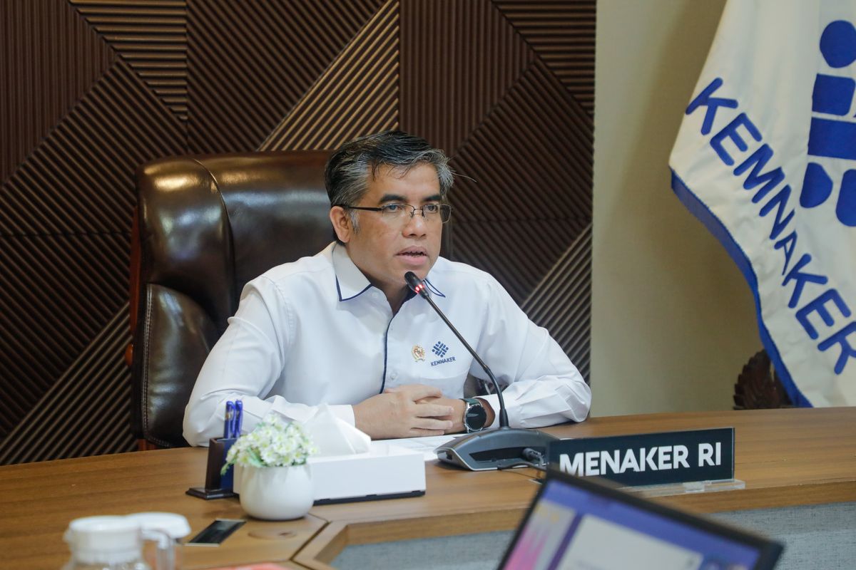 Menteri Ketenagakerjaan (Menaker) Yassierli dalam sebuah kesempatan.