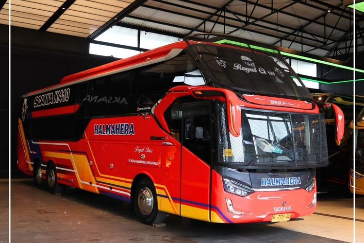 Bus baru PO Halmahera