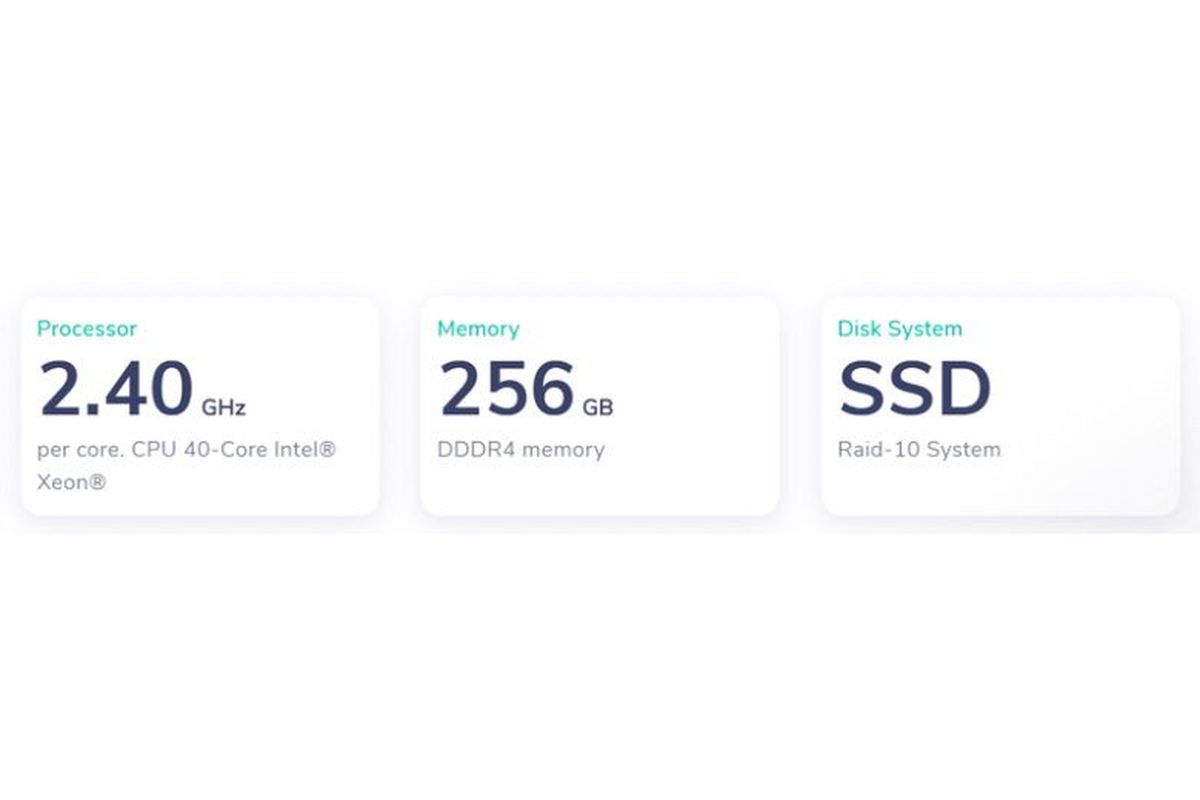 Perangkat keras web server Niagahoster 