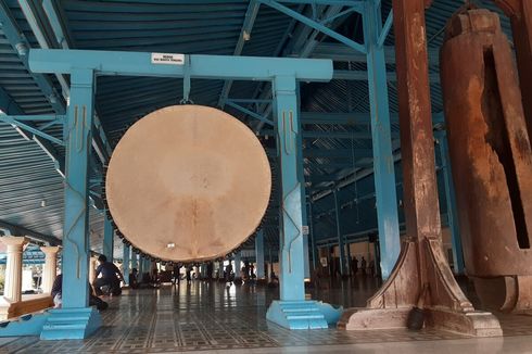 Mengenal Bedug Kiai Wahyu Tengara Masjid Agung Surakarta, Dibuat Masa PB X Berawal dari Tradisi Gamelan sebagai Penanda Waktu Shalat