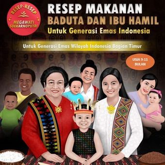 Buku Resep Makanan Baduta dan Ibu Hamil untuk Generasi Emas Indonesia, untuk Wilayah Indonesia Bagian Timur