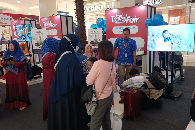 Umrah Travel Fair di Kota Kasablanka, Jumat (21/7/2023)