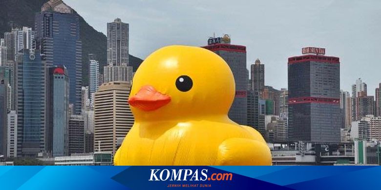 Ada Boneka Bebek Raksasa Di Pelabuhan Hongkong