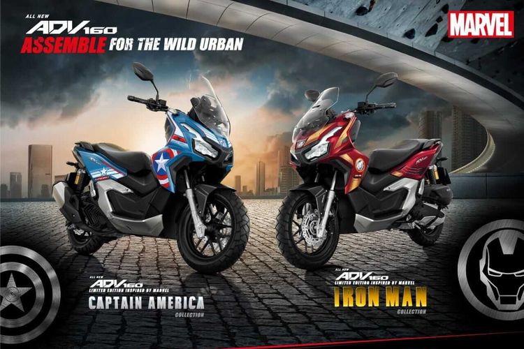 Honda Thailand luncurkan Honda ADV 160 versi super hero Marvel