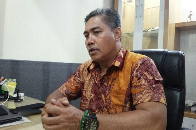 Kasat Reskrim Polres Mojokerto Kota, AKP Julian Kamdo (Ade) Warokka, saat ditemui Kompas.com di kantornya, Jumat (4/10/2019).