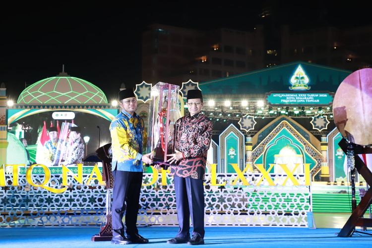 Kalimantan Timur Jadi Juara Umum, Cek Daftar Lengkap 10 Besar MTQ Nasional XXXI 2026