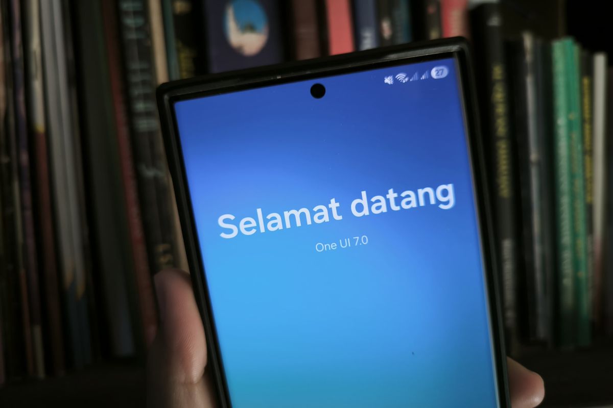 Samsung Galaxy S23 Series di Indonesia sudah kebagian One UI 7 berbasis Android 15.