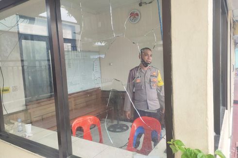 Benci Polisi, Pria Ini Lempar Pos Jaga Mapolres Tarakan dengan Batu dan Teriak Minta Ditembak