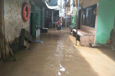 Kebon Pala di Jakarta Timur Dilanda Banjir Saat Cuaca Cerah