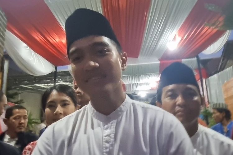 Ketua Umum (Ketum) Partai Solidaritas Indonesia (PSI) Kaesang Pangarep di Tegal, Jawa Tengah, Sabtu (21/10/2023).