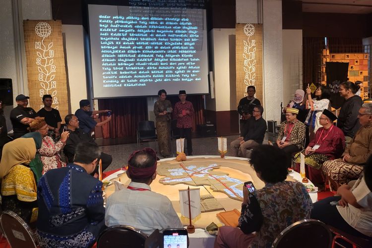 Ditjen Kebudayaan Kemendikbudristek dan Bappenas menggelar Musrenbang sebagai puncak kegiatan Pekan Kebudayaan Nasional PKN 2023 di Ruang Tamu Gedung Galeri Nasional, Jumat 20 Oktober 2023.