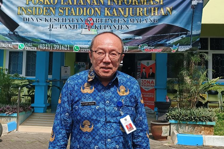 Kepala Dinas Kesehatan Kabupaten Malang, drg Wiyanto Wijoyo.