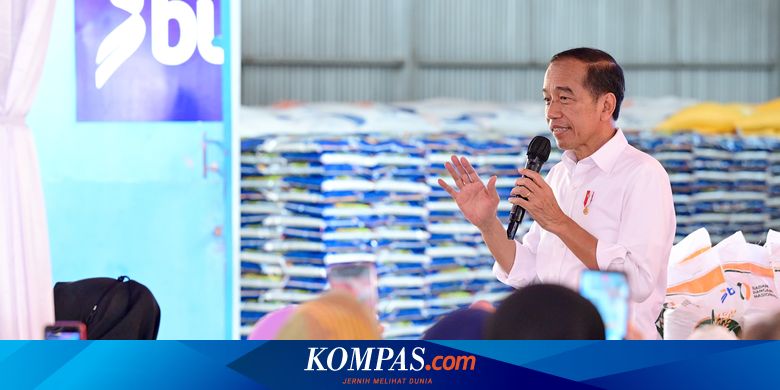 Jokowi Minta Warga Sampaikan ke Prabowo agar Program Bantuan Beras Dilanjutkan