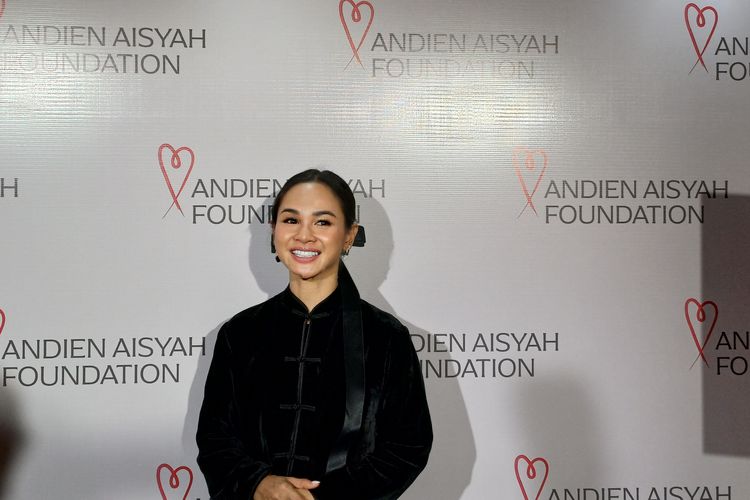 Andien Aisyah di daerah Kebayoran Baru, Jakarta Selatan, Rabu (20/3/2024).