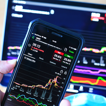 Ilustrasi IHSG, saham. 