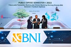 Melonjak 75,1 Persen, Laba BNI Capai Rp 8,8 Triliun pada Semester I 2022