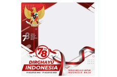 50 Link Download Twibbon HUT Ke-78 RI dan Cara Pakainya 