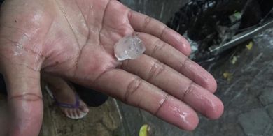 Hujan Es Disertai Angin Lebat di Yogyakarta, Ini Daerah yang Terdampak