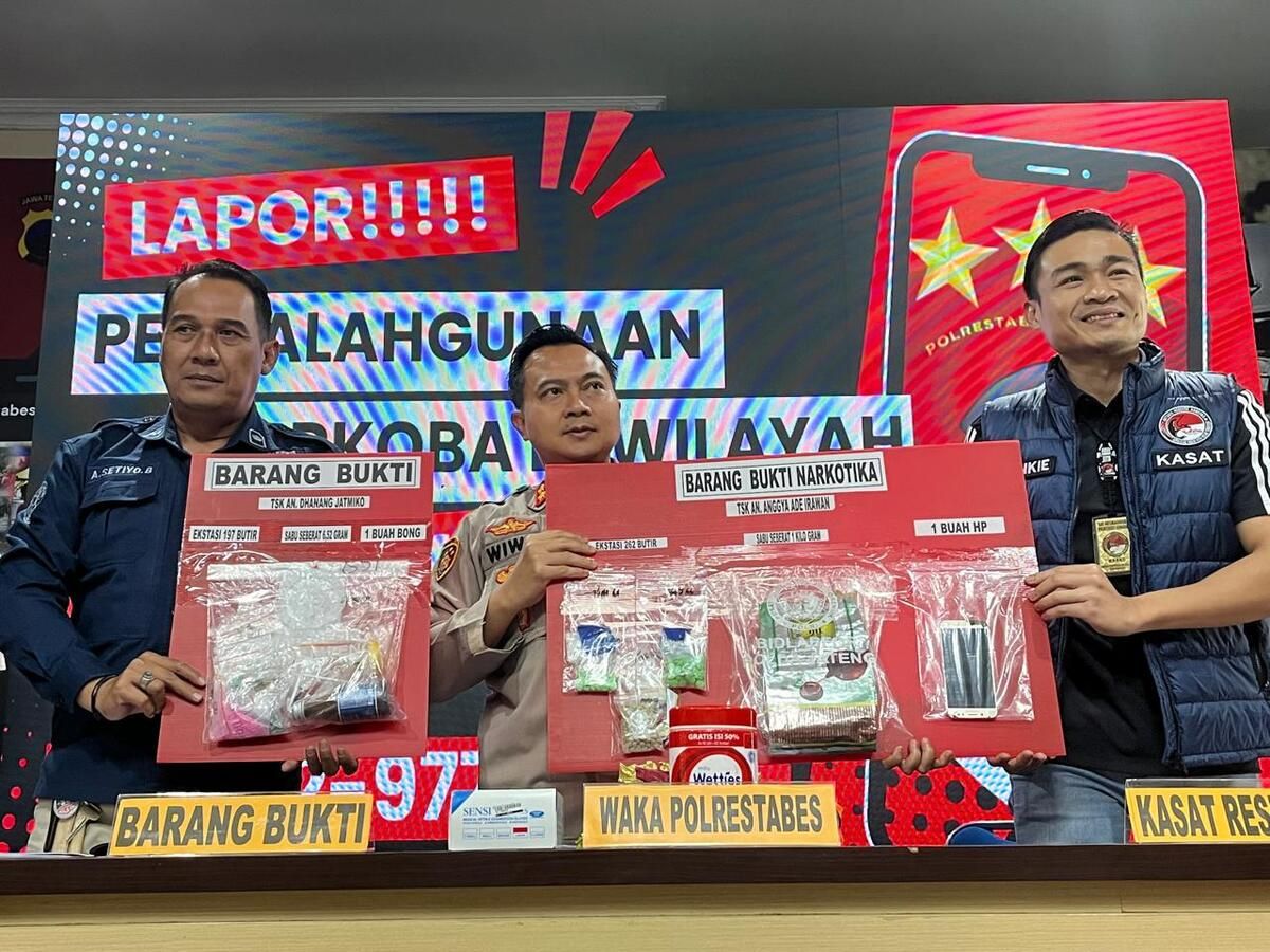 Pengedar Narkoba Ditangkap di Semarang, Barang Bukti Sabu 1 Kg, Diduga Jaringan Fredy Pratama