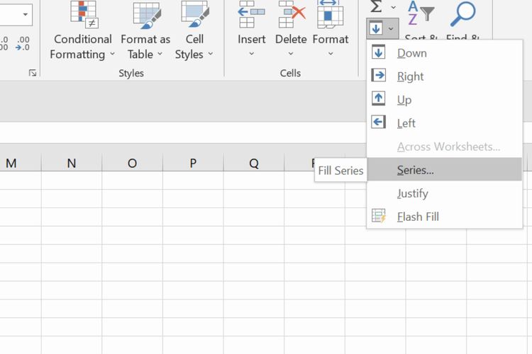 Cara buat nomor otomatis di Excel
