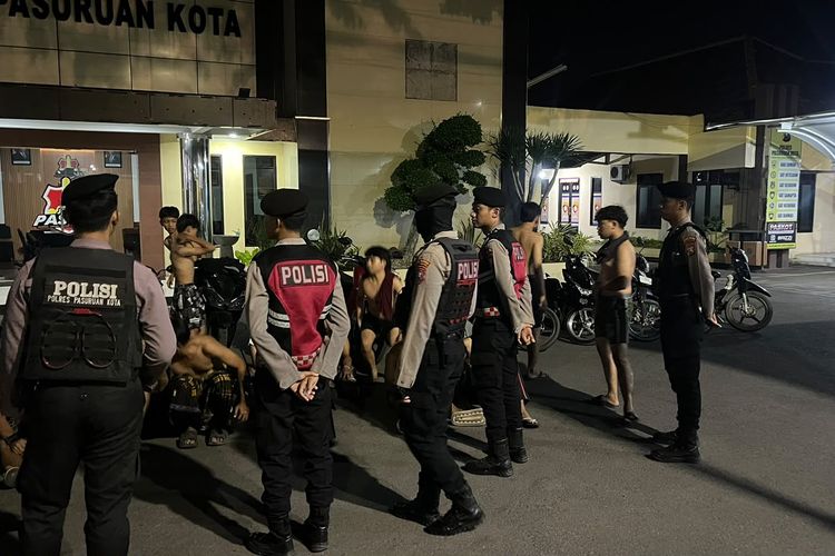19 Motor Terjaring Razia Balap Liar di Pasuruan, 16 Ditilang
