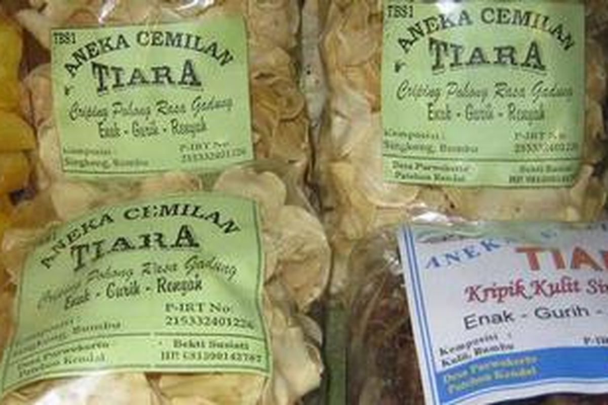 kripik singkong buatan Bekti