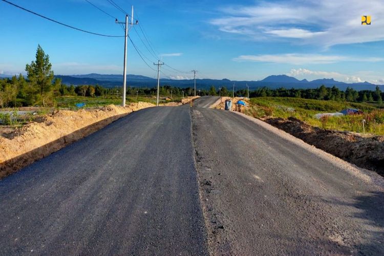 Pembangunan sistem irigasi dan jalan akses di kabupaten Humbang Hasundutan (Humbahas), Sumatera Utara. 