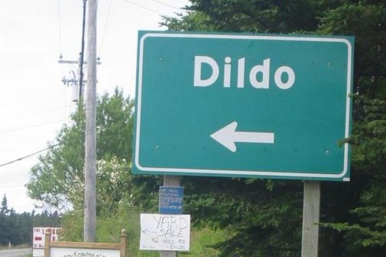 Kota Dildo yang berada di Newfoundland, Kanada.