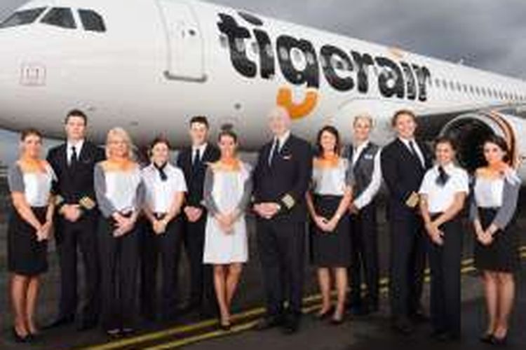 Seragam pramugari Tigerair Australia