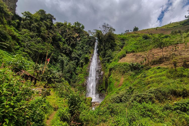 Curug Surodipo di Temanggung, Jawa Tengah.