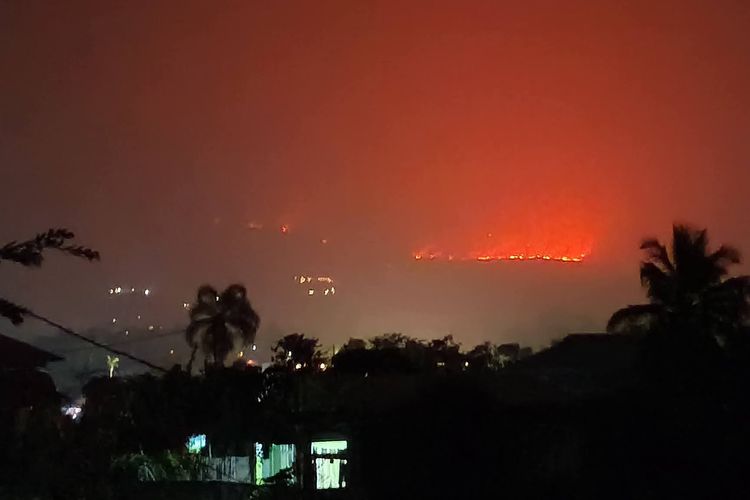 ODGJ Diduga Penyebab Kebakaran di Gunung Lokon