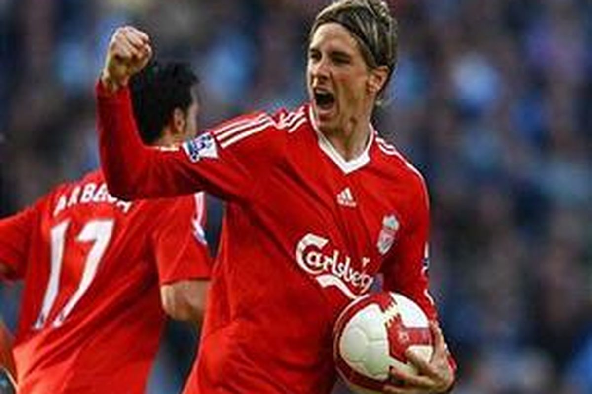 Striker Liverpool, Fernando Torres.