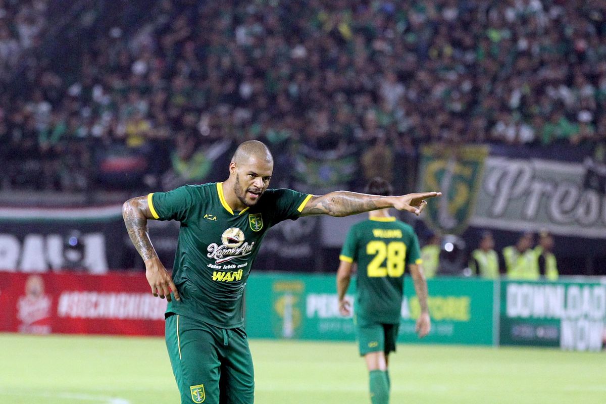 Pemain asing Persebaya Surabaya musim 2020, David da Silva.