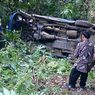 Pulang Antar Pasien, Ambulans Terperosok ke Jurang 10 Meter di Serang