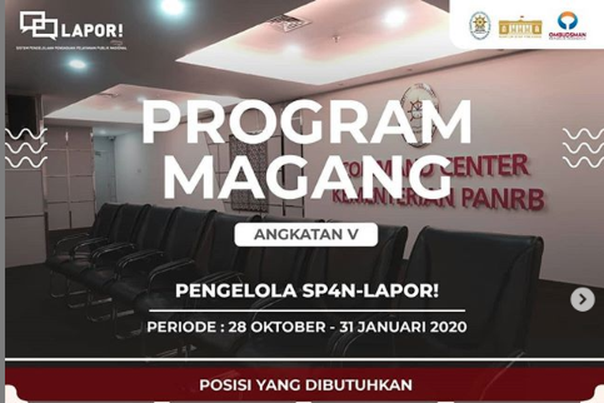 Program magang SP4N LAPOR KemenpanRB 2019/2020