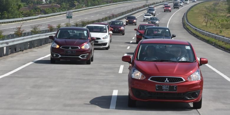 Test Drive Mitsubishi New Mirage di Malang-Surabaya