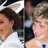 Kate Middleton Tampil Menawan dengan Anting Safir Milik Putri Diana