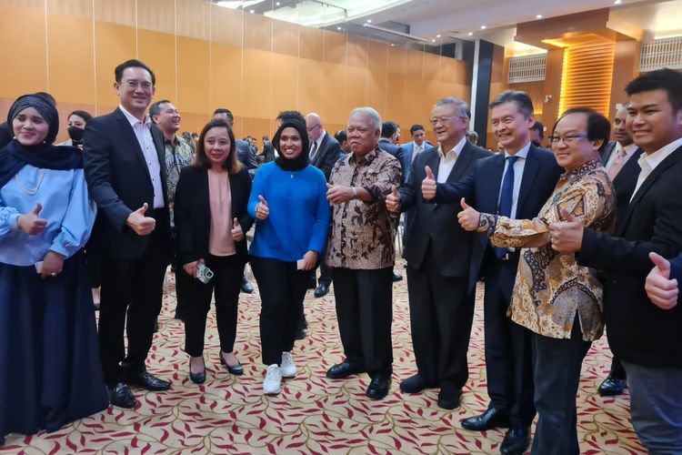 Menteri Pekerjaan Umum dan Perumahan Rakyat (PUPR) Basuki Hadimuljono saat menghadiri Forum IKN Nusantara di Kuala Lumpur, Malaysia, Rabu (30/11/2022).