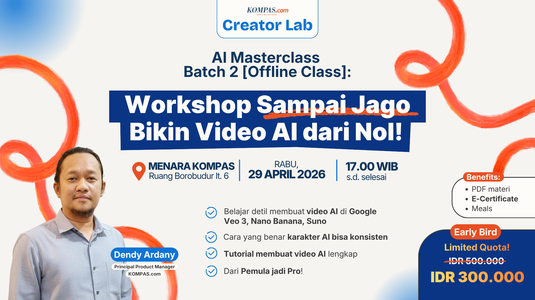 Workshop Sampai Jago Bikin Video AI dari Nol