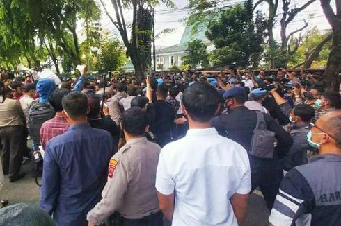 Diduga Hujat Polisi, Seorang Demonstran di Banjarmasin Ditangkap